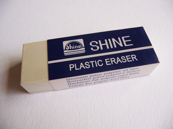PVC-Radierer "SHINE", 10 Stück