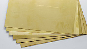 thumbnail image 2 of Brass Sheet / Flat Stock – Alloy 260, 1/16" (.0625) Thick X 4" X 8" – Saturn Brand, Made In USA 2 of 2